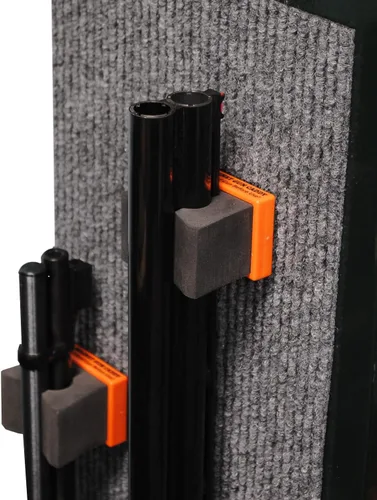 Vista 5 de Peregrine Field Gear Organizador de pistola magnética con velcro para vehículo, seguro para armas, ciego, hasta 12 Ga