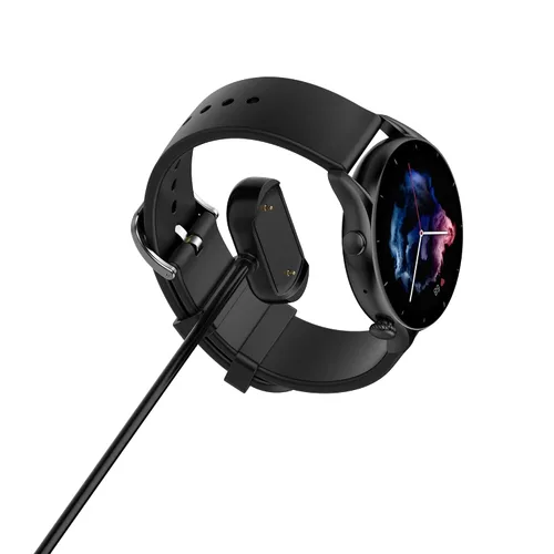 Vista 4 de Cable de carga compatible con Amazfit GTS 3/GTR 3/GTR 3 Pro, cable USB de 3.3 pies, cable portátil de repuesto, accesorios para reloj inteligente