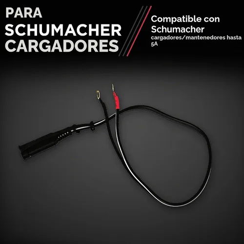 Vista 2 de Schumacher Conector del cable para cargador/mantenedor de baterías WM-12