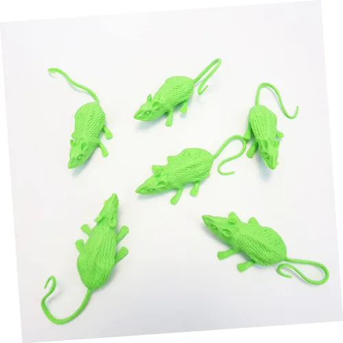 Vista 7 de SUPVOX 18pcs Realistic Mouse Decorations for Halloween Party Lifelike Soft Mice Props for Pranks and Spooky Home Decor