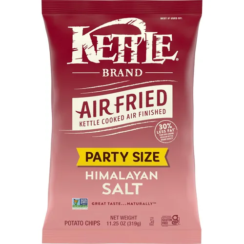 Vista 11 de Kettle Brand Papas fritas con sal del Himalaya, fritas al aire, bolsa de 6.5 onzas, (paquete de 2)