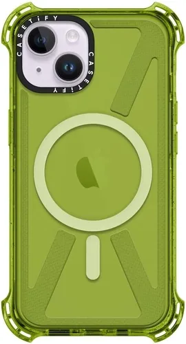 Vista 26 de CASETiFY Funda Bounce para iPhone 16 Pro [a prueba de golpes, 21.3 pies, protección contra caídas de grado militar 6X, compatible con Magsafe] Azul