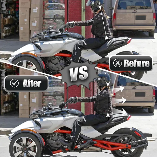 Vista 6 de Elevador de manillar para Can Am Spyder, kit de extensión de barra de mango de aluminio para Can-Am Spyder RT RTs 2020-Newer, compatible con Spyder