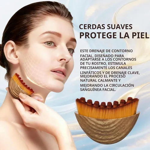 Vista 6 de Paquete de 3 cepillos faciales de contorno linfático
