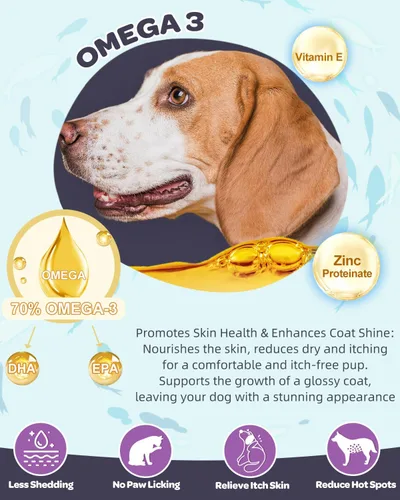 Vista 4 de NATURE TARGET Probióticos para perros, sabor a salmón, 120