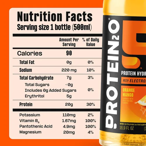 Vista 7 de Protein2o - Bebida proteínica con electrolitos, 12 botellas de 17 onzas fluidas cada una (peso neto), total de 203 onzas fluidas
