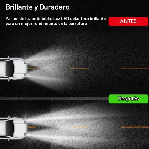 Vista 3 de Juego de lámparas LED para luces antiniebla de reemplazo para Kenworth T660 T680 (SET)