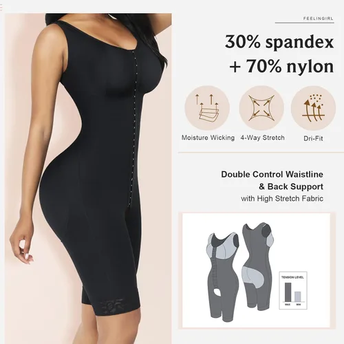 Vista 5 de FeelinGirl Faja moldeadora para mujer, control de abdomen, cuerpo completo, moldeador de glúteos, adelgazante de muslo, para mujer, vida diaria
