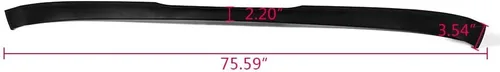 Vista 2 de CROSSDESIGN Deflector de aire de parachoques delantero inferior compatible con Chevy Avalanche/Suburban/Tahoe 2007-2013 GM1092208 15203734