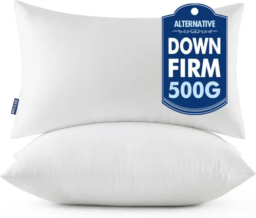 Vista 15 de MIULEE - Rellenos de almohadas decorativas, 14x36 pulgadas con relleno de fibra virgen 100% para cama y sofá
