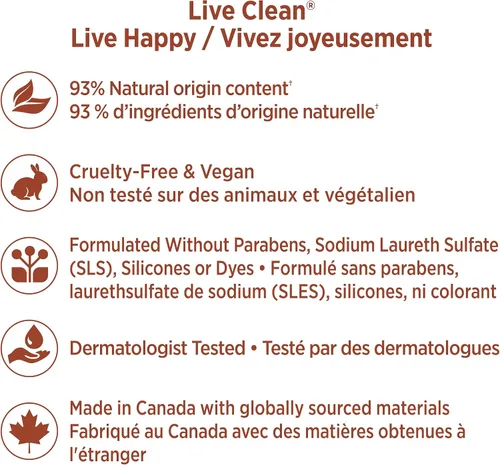 Vista 4 de Live Clean Liquid Hand Soap, Argan Oil, 17 Oz (Packaging May Vary)