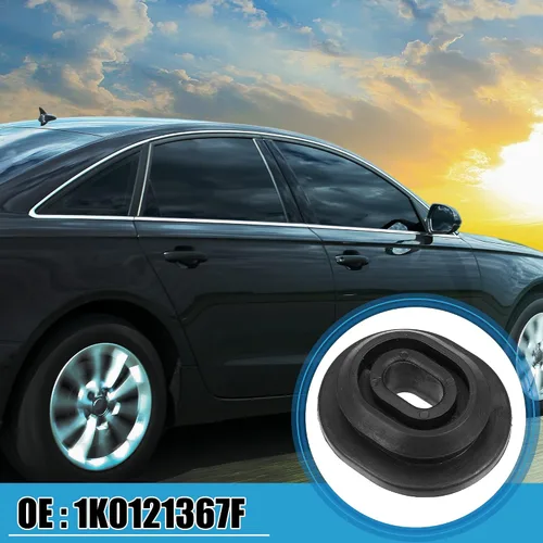 Vista 2 de Buje de montaje del radiador del coche 1K0121367F Soporte del radiador para Volkswagen para Audi Negro (juego de 2)