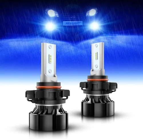 Vista 22 de SEALIGHT Bombillas LED antiniebla 9145 H10 Bule, 13,000 LM 6500K blanco frío H10, tamaño 1:1 9040 9140 9145 bombillas LED antiniebla