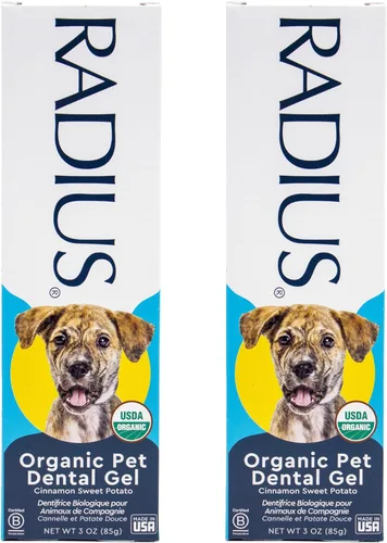 Vista 11 de RADIUS USDA - Pasta dental orgánica canina para mascotas, 1 unidad, 3 onzas, pasta dental no tóxica para perros, diseñada para limpiar los dientes