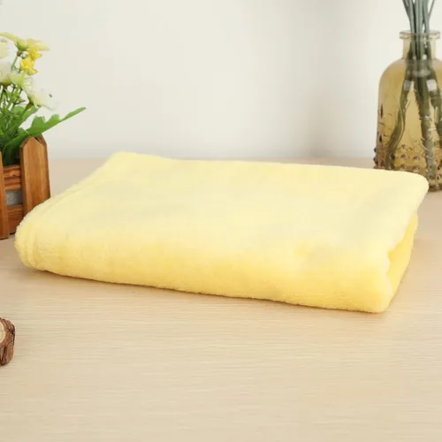 Vista 2 de Manta de forro polar para sofá, ligera, afelpada, acogedora, cálida, ropa de cama amarilla, 19.7 x 27.6 in