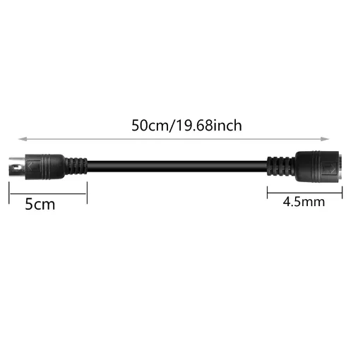 Vista 7 de Cable de extensión MIDI DIN de 5 pines macho a hembra Cable adaptador de audio para sintetizador de teclado MIDI, órgano, piano eléctrico, guitarra