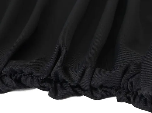 Vista 84 de RXRXCOCO - Traje de baño fruncido de una pieza, con cuello en V, para mujer, con control de abdomen y cuello halter