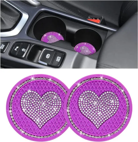 Vista 16 de zipelo Paquete de 4 Posavasos para Tazas de Automóvil, Inserto Posavasos para Portavasos de Vehículo de 2.75 Pulgadas, Antideslizante Automotriz