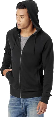 Vista 2 de Alternative Sudadera con capucha vintage de felpa francesa para hombre