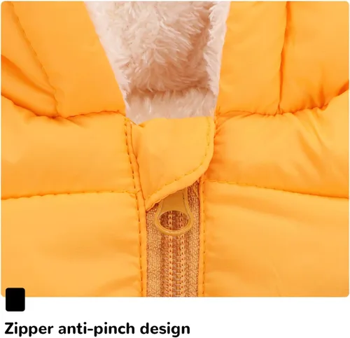 Vista 3 de Chaqueta de forro polar para niñas recién nacidas, abrigo de invierno para niños pequeños
