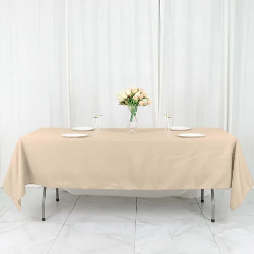 Vista 99 de Efavormart - Mantel rectangular, 60 x 102 pulgadas, resistente a las manchas y a las arrugas, lavable, mantel decorativo oblongo de tela de Amatista