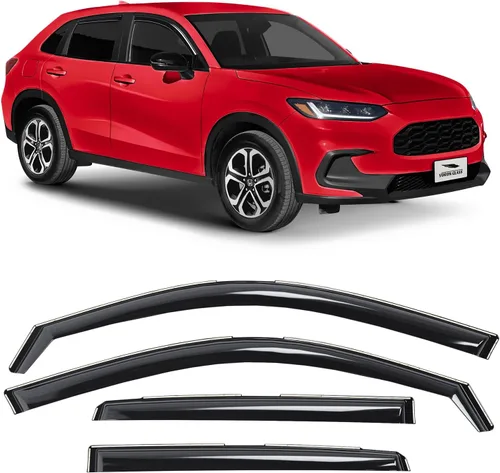 Vista 28 de Voron Glass in-Channel Rain Guards for Chevy Equinox 2018-2024 Para Equinox 18-24