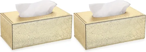 Vista 25 de Sumnacon Tissue Box Cover Rectangle Linen Tissue Box,Stylish Tissue Box Holder with Magnetic Bottom,Decorative Tissue Cover for Bathroom Toilet Beige