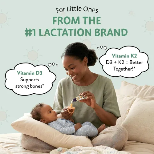 Vista 4 de Legendairy Milk Gotas líquidas orgánicas de vitamina D3 K2 para bebés, 400 UI de gotas de vitamina D para bebés para infantes – Vitamina D