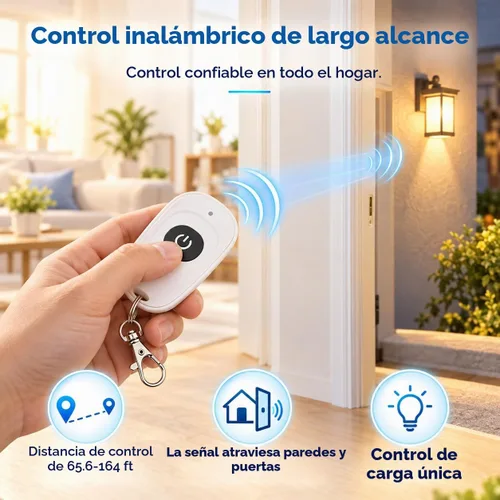 Vista 6 de Interruptor de relé RF inteligente eMylo Interruptor de control remoto inalámbrico DC 12V Módulo momentáneo de un canal 433Mhz receptor de relé