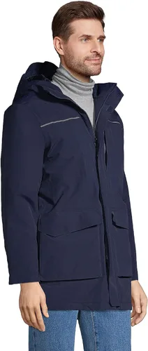 Vista 3 de Lands' End Mens Squall Insulated Waterproof Winter Parka