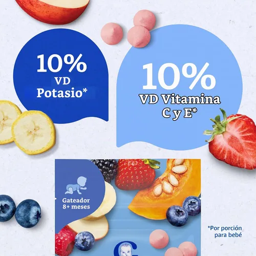Vista 6 de Gerber Etapa 3 Very Berry Fruit and Veggie Melts, 1 Oz