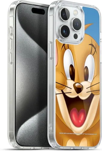 Vista 17 de Head Case Designs Funda de gel de cara completa con licencia oficial de Tom y Jerry Jerry [protección de grado militar] compatible con Apple iPhone