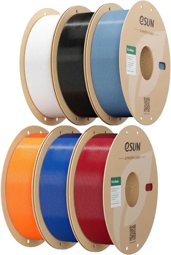 Vista 42 de eSUN Filamento PLA Basic de 0.07 in, naranja, carrete de 2.2 libras 1.anaranjado