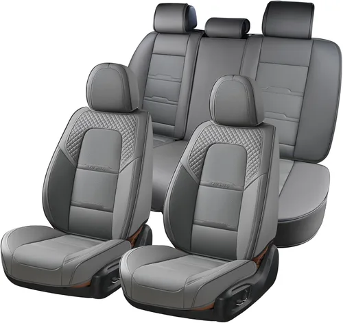 Vista 39 de Coverado - Fundas impermeables para asientos de coche, fundas delanteras para asientos de coche, 2 en 1, fundas protectoras para asientos de coche