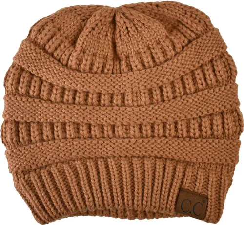 Vista 194 de C.C Trendy Warm Chunky Soft Stretch Cable Knit Beanie