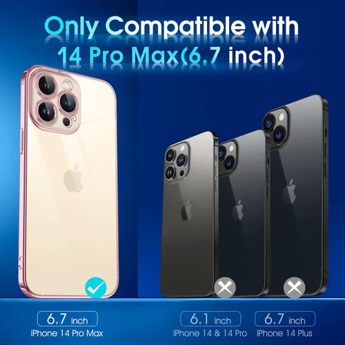 Vista 913 de Supdeal Funda cristalina transparente para iPhone 11, [No se amarillea] [Protección de la cámara] [Probado contra caídas de grado militar] Funda