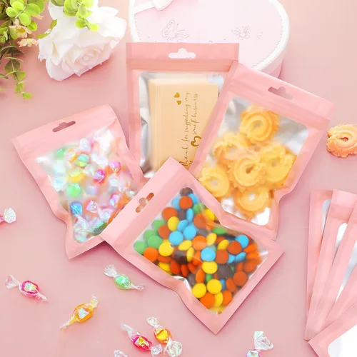 Vista 6 de Leelosp 2280 tarjetas de agradecimiento rosadas y calcomanías para pequeñas empresas, regalos hechos a mano, embalaje de envío, pulsera resellable