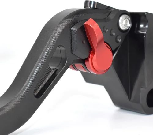Vista 3 de Long Size Brake Lever Clutch Lever for Yamaha Fazer FZ-1 FZ-8 FZ-6 FZ-6R FZS600, CNC Aluminum Alloy Made (Black)