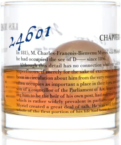 Vista 20 de Well Told Classic Literature Rocks Glass – A Christmas Carol por Charles Dickens – Vaso de whisky a la antigua moda para los amantes de los libros
