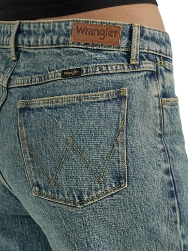 Vista 5 de Wrangler Jeans holgados de talle alto para mujer