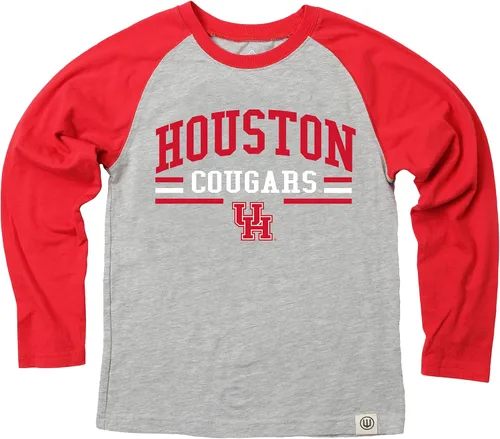 Vista 74 de Wes and Willy NCAA playera raglán de manga larga para niños