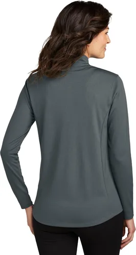 Vista 2 de Port Authority Señoras Dry Zone UV Micro-Mesh 14-Zip LK112