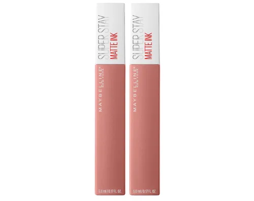 Vista 15 de Maybelline SuperStay - Lápiz labial líquido de tinta mate, “Mover”. 0.17 Oz liquidas 160 MOVER