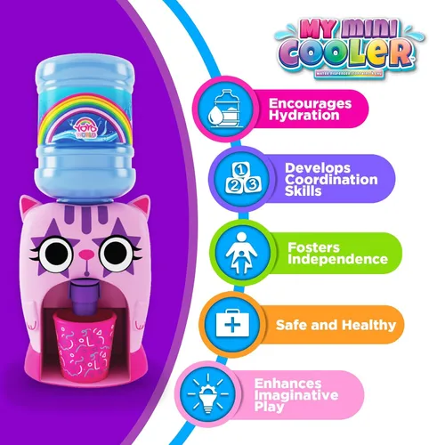Vista 2 de r - Pequeña máquina dispensadora de agua para muebles de casa de muñecas, jugo, bebidas Dispensador de agua de escritorio en miniatura, el mejor