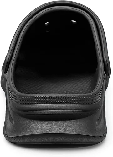 Vista 3 de KEMISANT Zuecos para hombre, unisex, sin cordones, para jardín, zapatos limpiadores, zapatos de trabajo en casa, acolchados, de apoyo