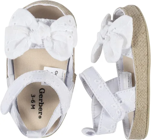 Vista 7 de Gerber Unisex-Child Espadrille Sandal Crib Shoe