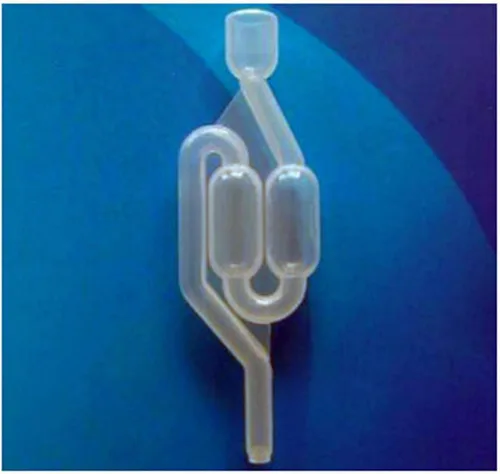 Vista 2 de Airlock plástico de la burbuja que elabora la esclusa para la fabricación de cerveza y vino