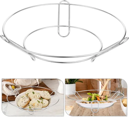 Vista 9 de Stainless Steel Steamer Rack for Pots, Cooling Airflow, Silver