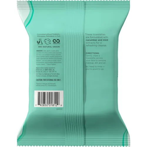 Vista 12 de Toallitas de limpieza facial para piel sensible de Burt’s Bees