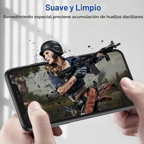 Vista 4 de ImpactStrong Protector de pantalla de vidrio templado inastillable para iPhone 11 Pro/iPhone XS/iPhone X, marco de fácil instalación, sin burbujas